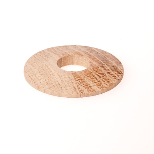 Solid Oak Snap-Pipe Rosettes (6868233060505)